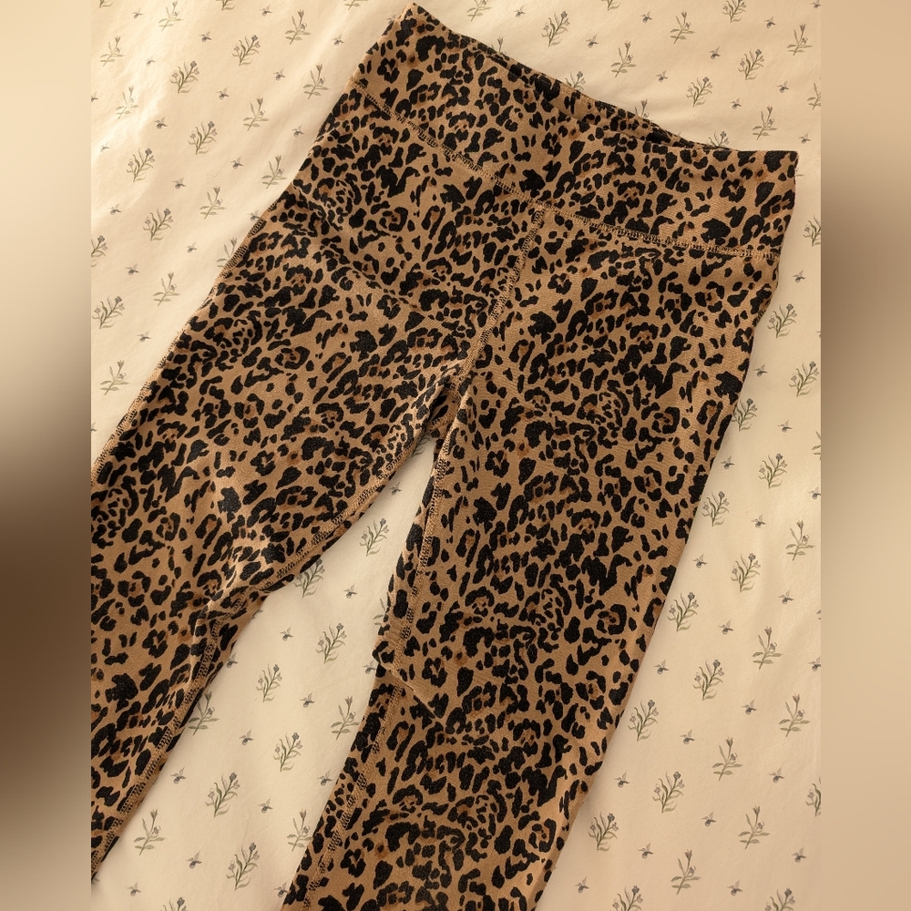 J.Crew Leopard Print Leggings size medium